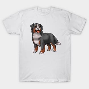 Dog - Bernese Mountain Dog - Black and Rust T-Shirt